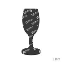 Alternative view of Champagne Flute Acrylic Blank- Sticker- UV DTF (3 inch)