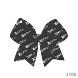 Cheer Bow – Acrylic Keychain Blank (3") | Optional Sticker or UV DTF
