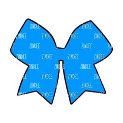 Cheer Bow Acrylic Blank- Sticker- UV DTF (1.5 inch)