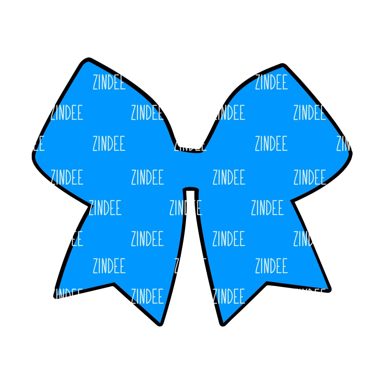 Cheer Bow Acrylic Blank- Sticker- UV DTF (1.5 inch)