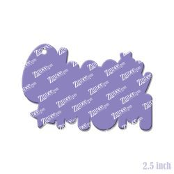 Alternative view of Cheer Mom Acrylic Blank- Sticker- UV DTF (2.5 inch)