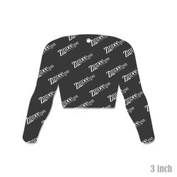 Alternative view of Cheer Top Acrylic Blank- Sticker- UV DTF (3 inch)