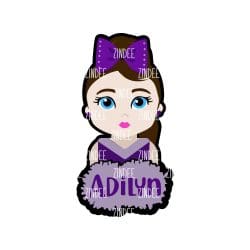 Cheerleader – Acrylic Keychain Blank (3") | Optional Sticker or UV DTF