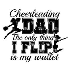 Cheerleading Dad Wallet (Sublimation Transfer)