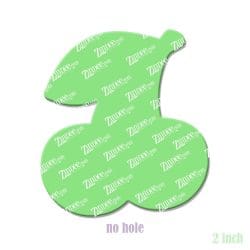 Alternative view of Cherries – Acrylic Badge Reel Blank (2") No Hole | Optional Sticker or UV DTF