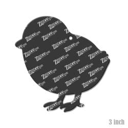 Chick acrylic blank (3 inch) (5 piece minimum)