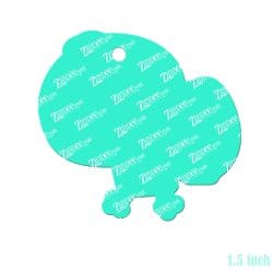 Alternative view of Chick with Egg Acrylic Blank- Sticker- UV DTF (1.5 inch)