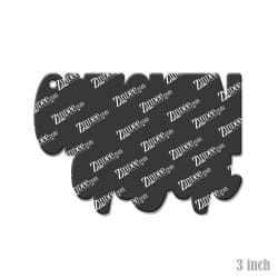 Alternative view of Chicken Mom Acrylic Blank- Sticker- UV DTF (3 inch)