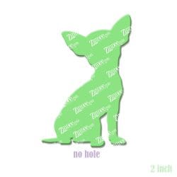 Chihuahua acrylic blank (2 inch) NO HOLE
