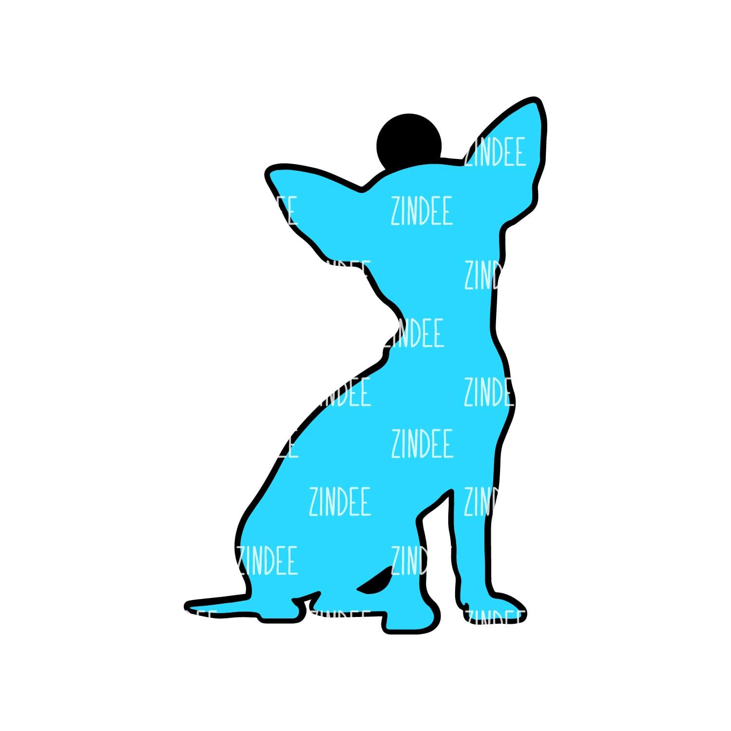 Chihuahua acrylic blank (3 inch) - Image 2