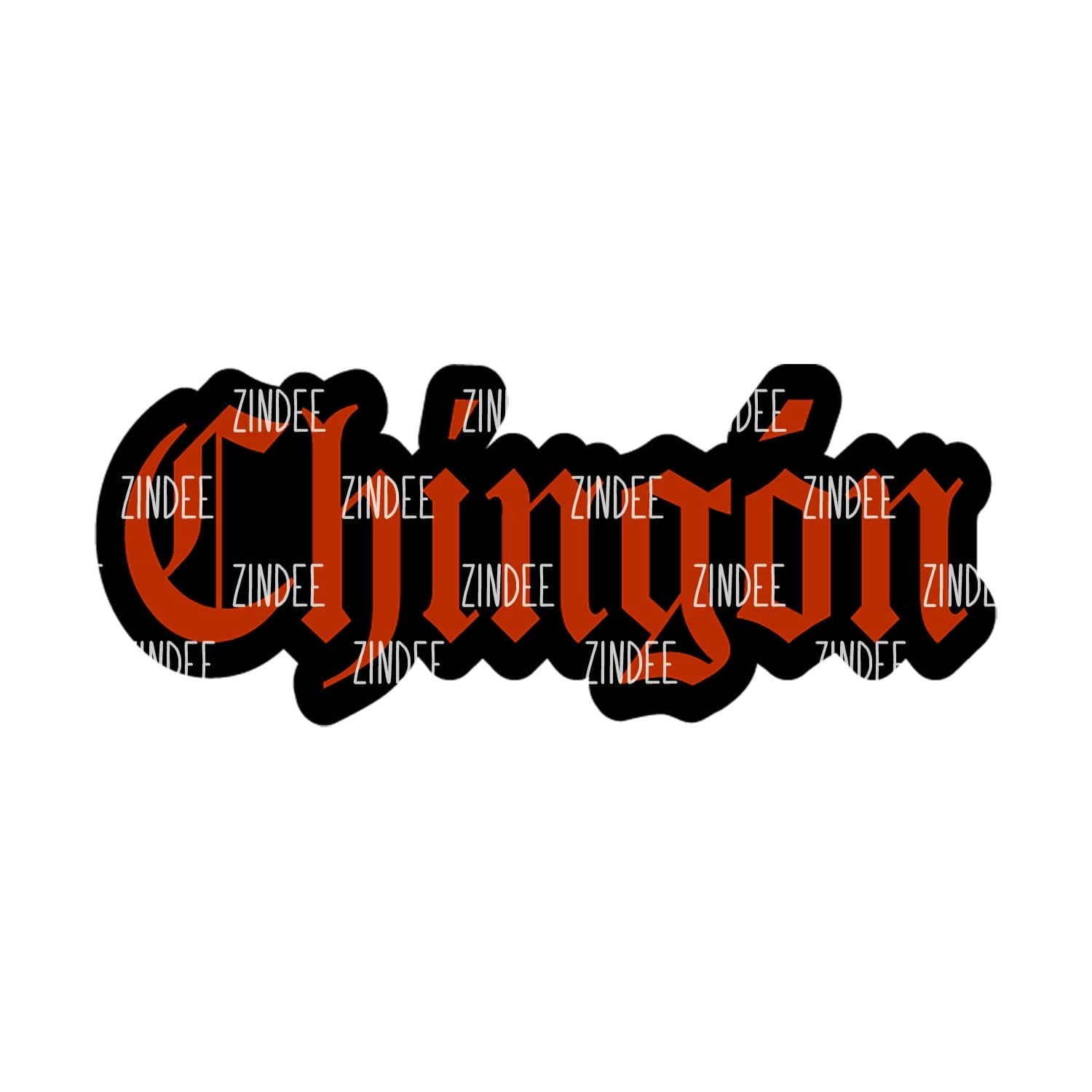 Chingon acrylic blank (2 inch) NO HOLE (5 piece minimum) - Image 2