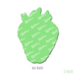 Alternative view of Chocolate Covered Strawberry – Acrylic Badge Reel Blank (2") No Hole | Optional Sticker or UV DTF