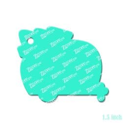 Alternative view of Christmas Camper Acrylic Blank- Sticker- UV DTF (1.5 inch)