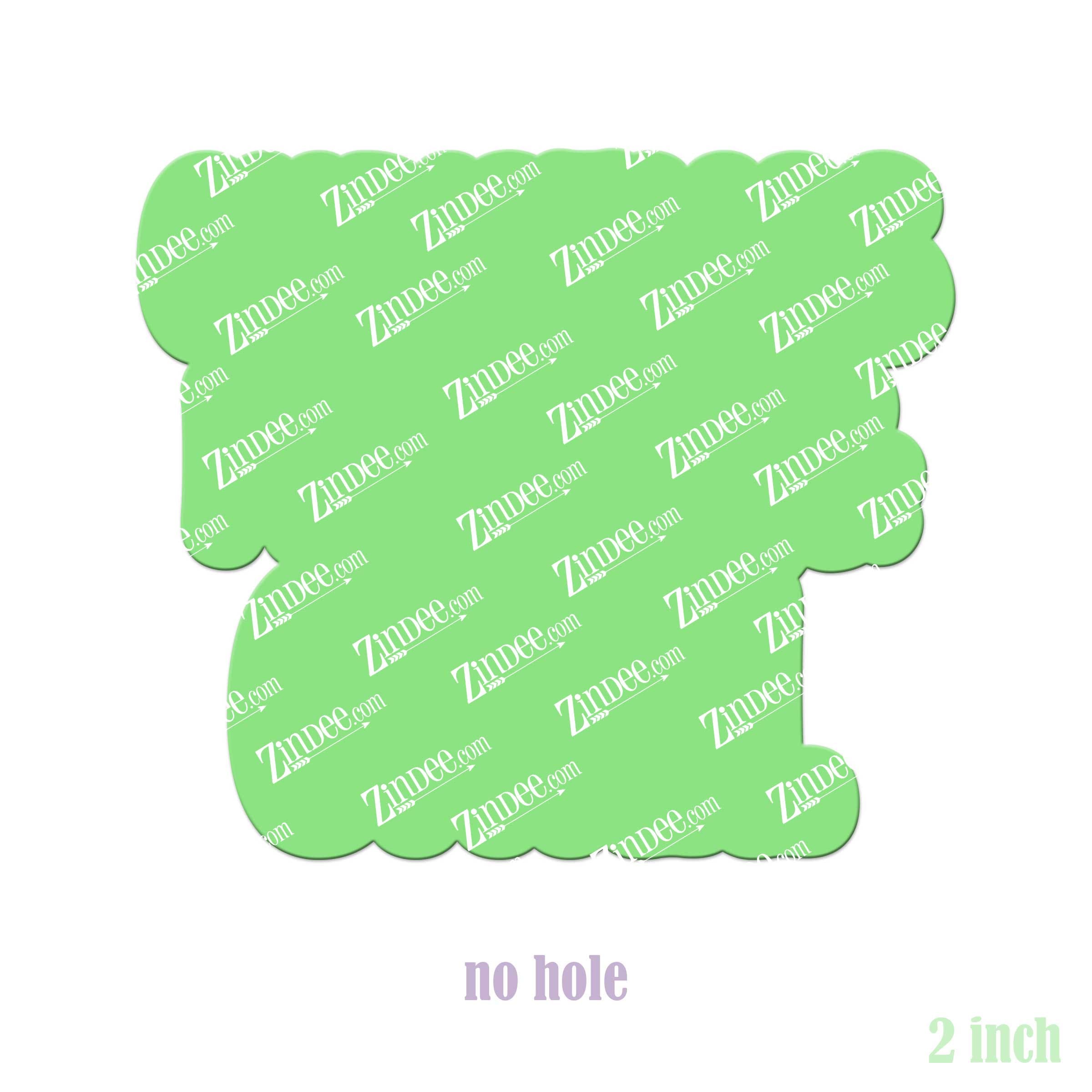 Alternative view of Christmas Movies and Chill Acrylic Blank- Sticker- UV DTF (2 inch) NO HOLE