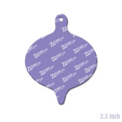 Alternative view of Christmas Ornament Shape Acrylic Blank- Sticker- UV DTF (2.5 inch)