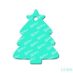 Alternative view of Christmas Tree Acrylic Blank- Sticker- UV DTF (1.5 inch)