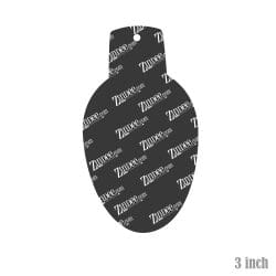 Alternative view of Christmas Light – Acrylic Keychain Blank (3") | Optional Sticker or UV DTF