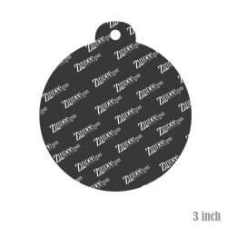 Christmas Ornament Circle Shape – Acrylic Keychain Blank (3") | Optional Sticker or UV DTF