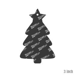 Alternative view of Christmas Tree – Acrylic Keychain Blank (3") | Optional Sticker or UV DTF