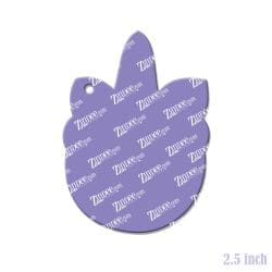 Alternative view of Chubby Unicorn Acrylic Blank- Sticker- UV DTF (2.5 inch)