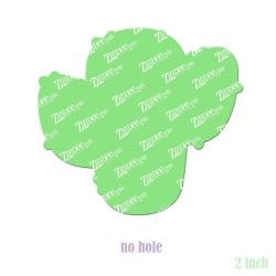 Alternative view of Chunky Cactus – Acrylic Badge Reel Blank (2") No Hole | Optional Sticker or UV DTF