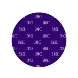 Alternative view of Circle acrylic blank (3 inch) WHITE NO HOLE