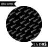Circle Acrylic Blank- Sticker- UV DTF (1.5 inch) BLACK NO HOLE