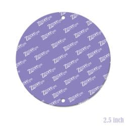Circle Acrylic Blank- Sticker- UV DTF (2.5 inch) 2 holes