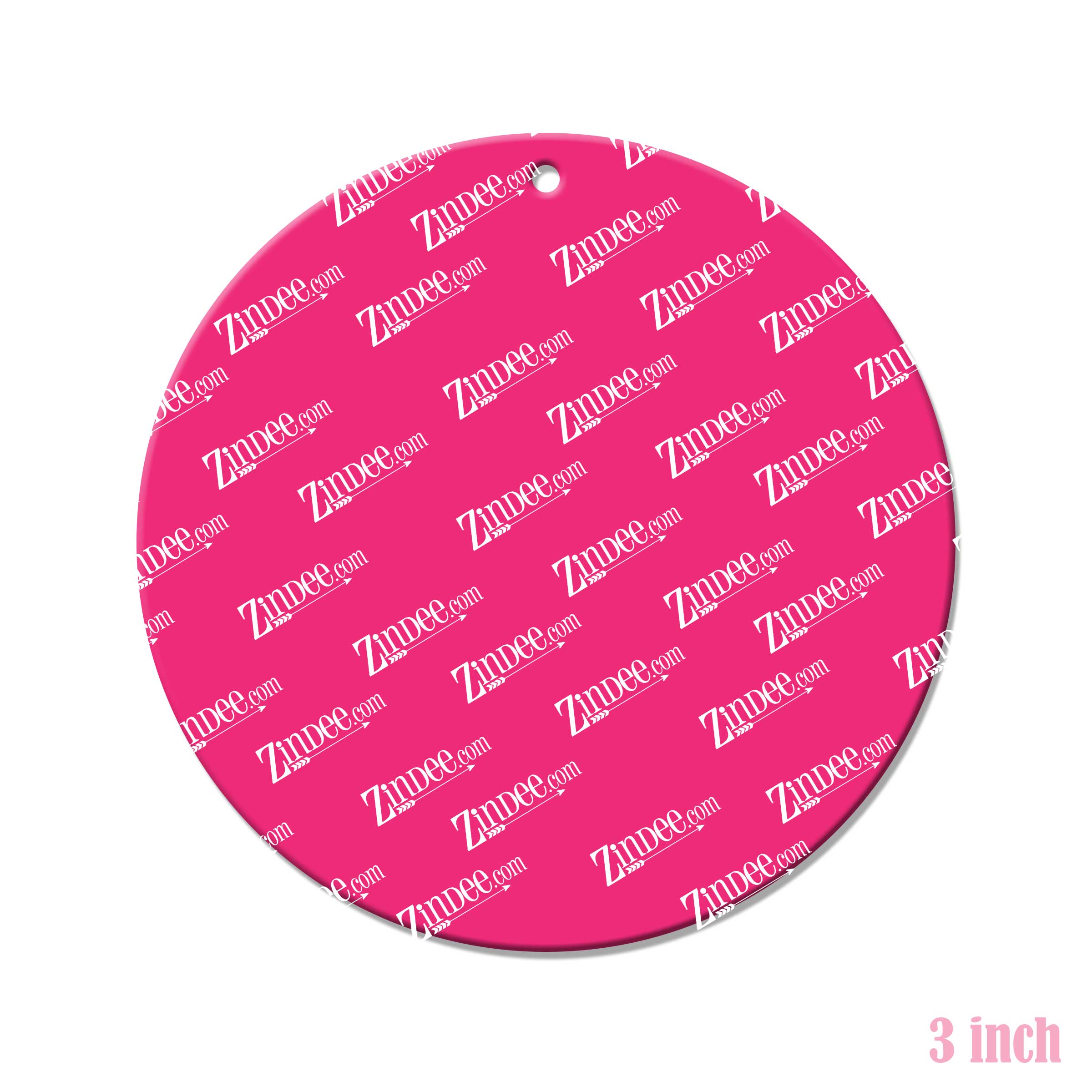 Circle acrylic blank (3inch) engrave-able