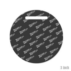 Circle Luggage Tag – Acrylic Keychain Blank (3") | Optional Sticker or UV DTF