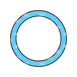 Alternative view of Circle Open Ornament 4"