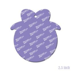 Alternative view of Circle with Bow Acrylic Blank- Sticker- UV DTF (2.5 inch)