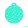 Christmas Ornament Circle Shape Acrylic Blank- Sticker- UV DTF (1.5 inch)