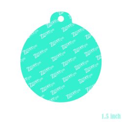 Christmas Ornament Circle Shape Acrylic Blank- Sticker- UV DTF (1.5 inch)