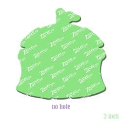 Alternative view of Circus Tent – Acrylic Badge Reel Blank (2") No Hole | Optional Sticker or UV DTF