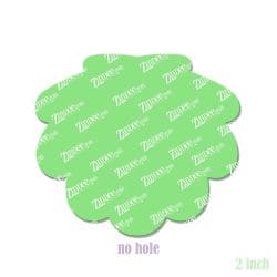 Alternative view of Clam – Acrylic Badge Reel Blank (2") No Hole | Optional Sticker or UV DTF