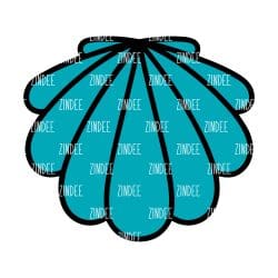 Clam Acrylic Blank- Sticker- UV DTF (1.5 inch)