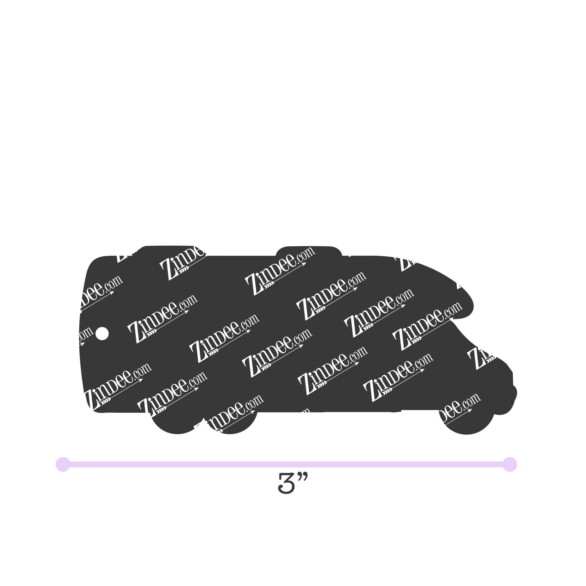 Class C Motorhome acrylic blank (3 inch)