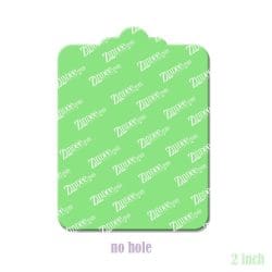 Alternative view of Clipboard – Acrylic Badge Reel Blank (2") No Hole | Optional Sticker or UV DTF