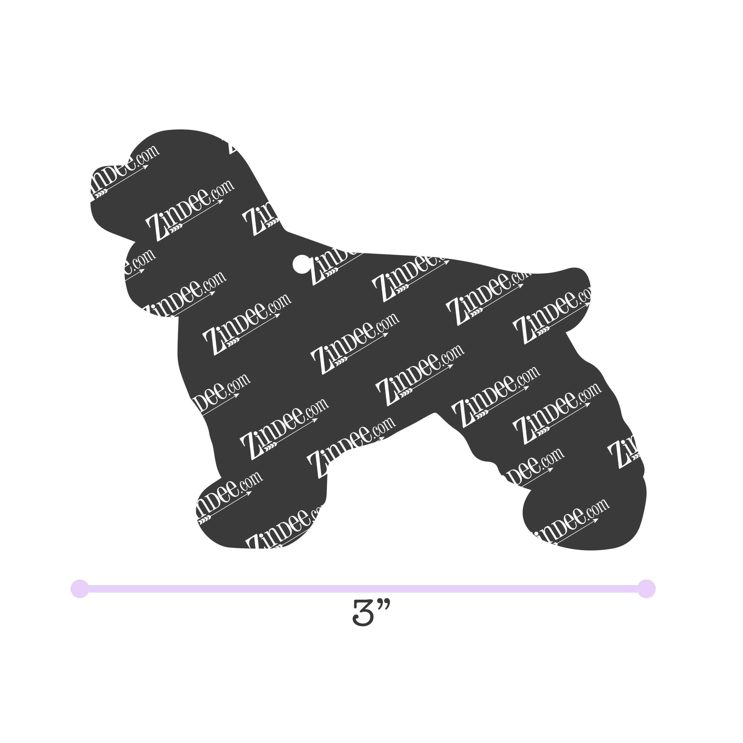 Cocker Spaniel acrylic blank (3 inch)