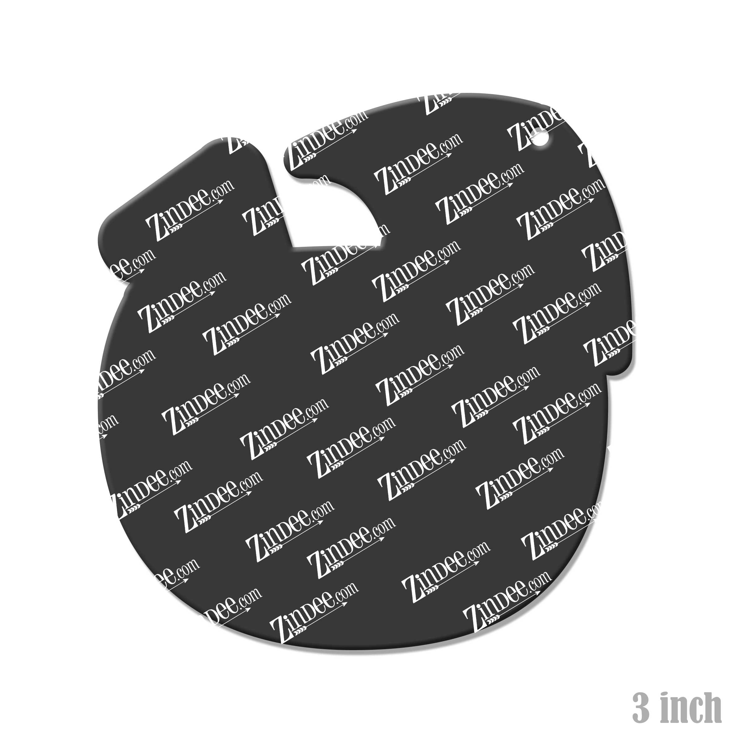 Alternative view of Coconut Drink Acrylic Blank- Sticker- UV DTF (3 inch)