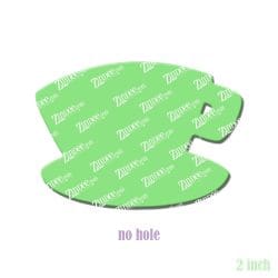 Alternative view of Coffee Cup – Acrylic Badge Reel Blank (2") No Hole | Optional Sticker or UV DTF