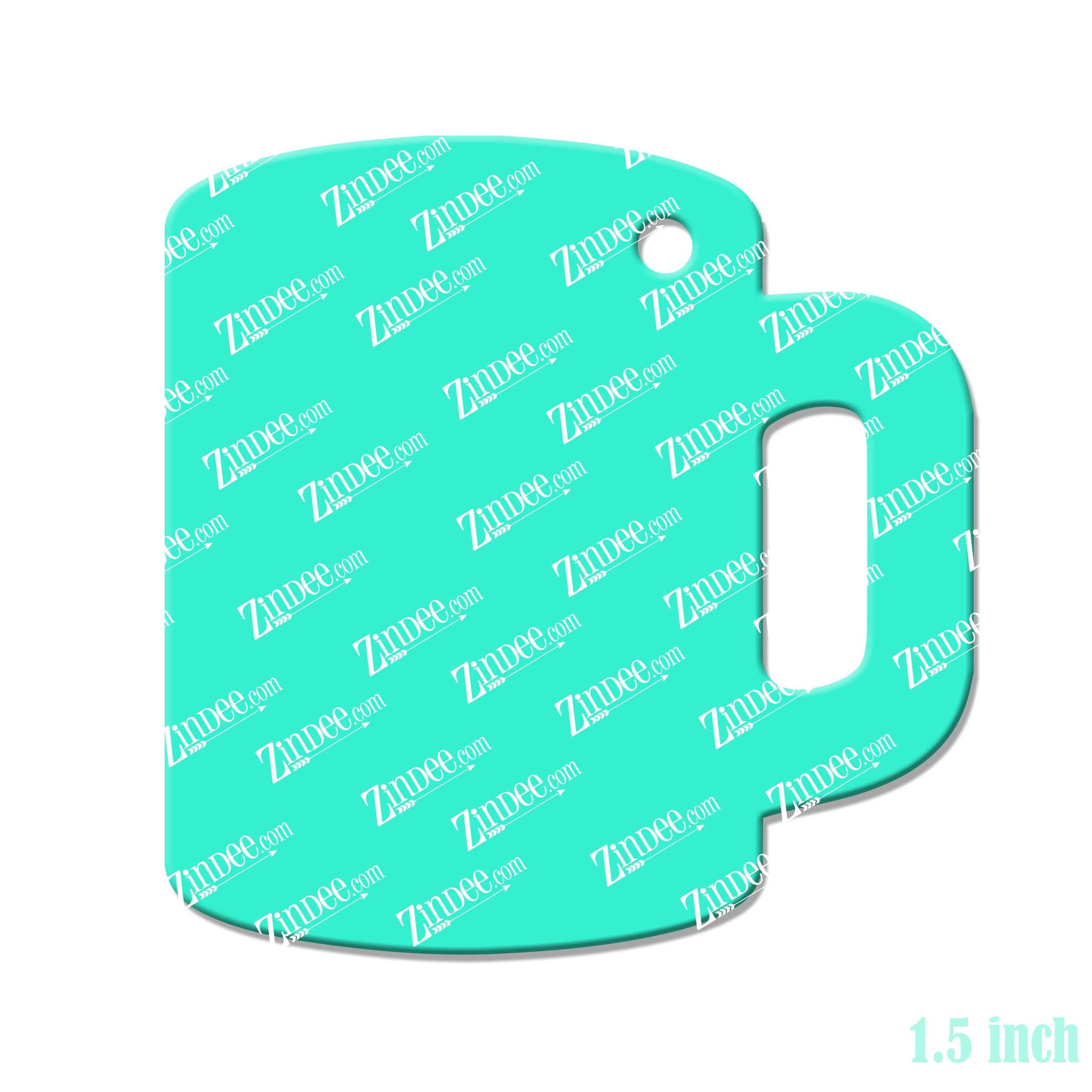 Coffee Mug Acrylic Blank- Sticker- UV DTF (1.5 inch) - Image 2