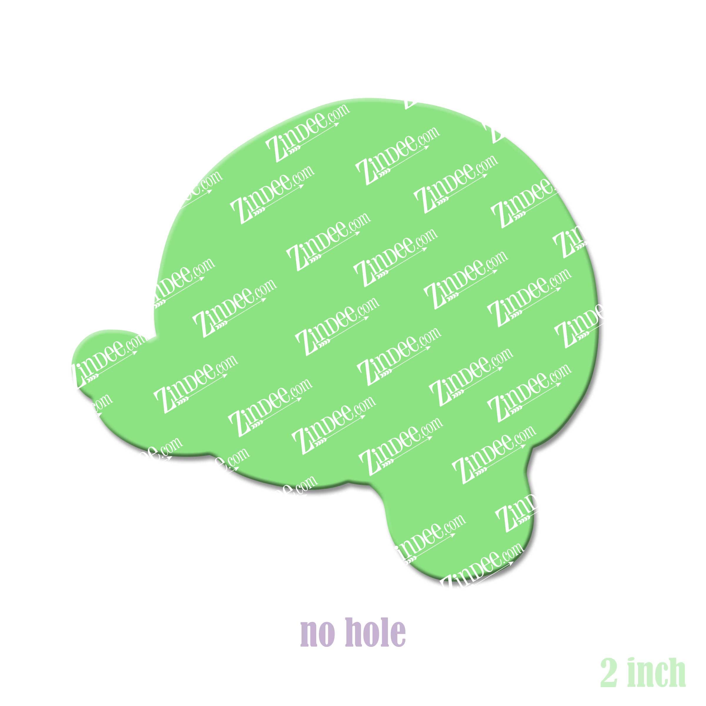 Alternative view of Coiled Snake Acrylic Blank- Sticker- UV DTF (2 inch) NO HOLE