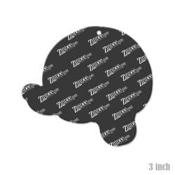 Alternative view of Coiled Snake Acrylic Blank- Sticker- UV DTF (3 inch)