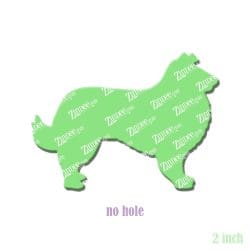 Collie acrylic blank (2 inch) NO HOLE (5 piece minimum)