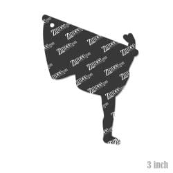 Alternative view of Color Guard Flag – Acrylic Keychain Blank (3") | Optional Sticker or UV DTF