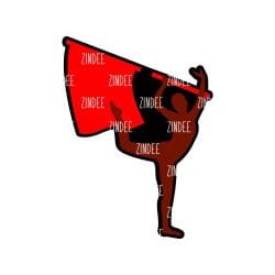 Color Guard Flag – Acrylic Keychain Blank (3") | Optional Sticker or UV DTF