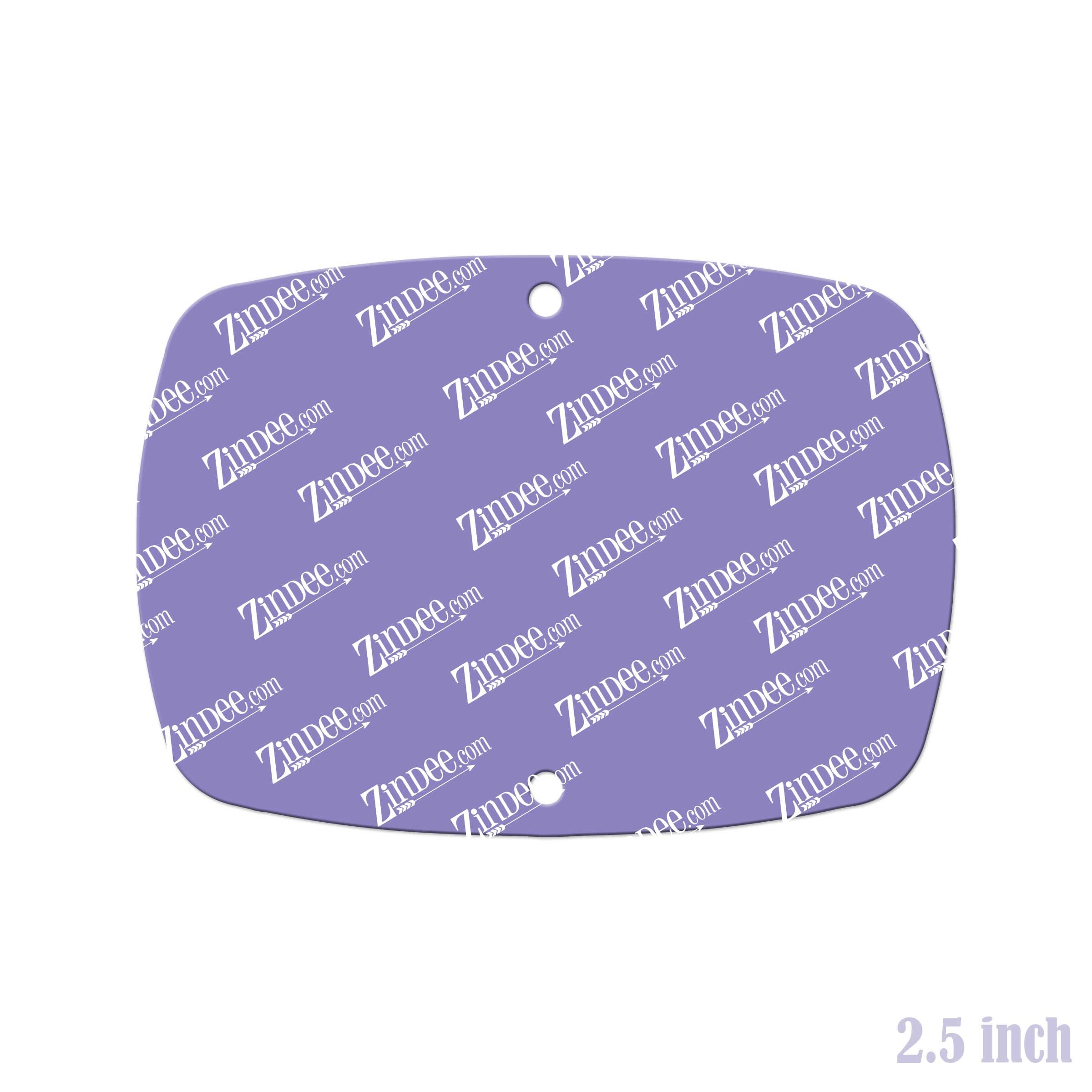 Composition Book Acrylic Blank- Sticker- UV DTF (2.5 inch) 2 holes - Image 2