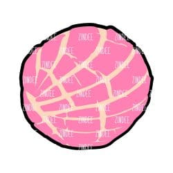 Concha – Acrylic Badge Reel Blank (2") No Hole | Optional Sticker or UV DTF